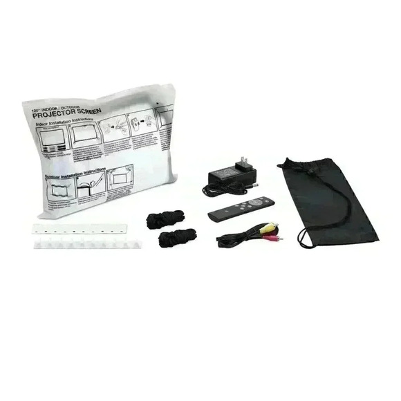 NIB GPX Bluetooth Projector and 120" Projector
Screen, PJ300VP brand new! - Picture 4 of 7